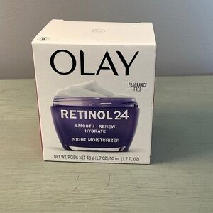 OLAY Retinol 24 Night Moisturizer in Purple Jar New in Box